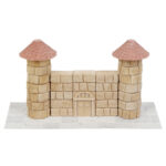 Set constructie caramizi Wise Elk - Doua turnuri, 400 piese reutilizabile