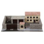 Set constructie caramizi Wise Elk - Baza militara, 920 piese reutilizabile