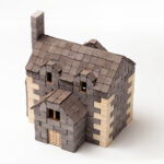 Set constructie caramizi Wise Elk - Casa englezeasca, 500 piese reutilizabile