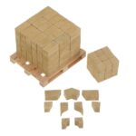 Set constructie caramizi Wise Elk - palet 70372, 180 piese reutilizabile