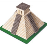 Set constructie caramizi Wise Elk - Piramida Mayasa, 750 piese reutilizabile