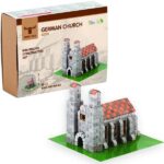 Set constructie caramizi Wise Elk - Biserica germana, 500 piese reutilizabile