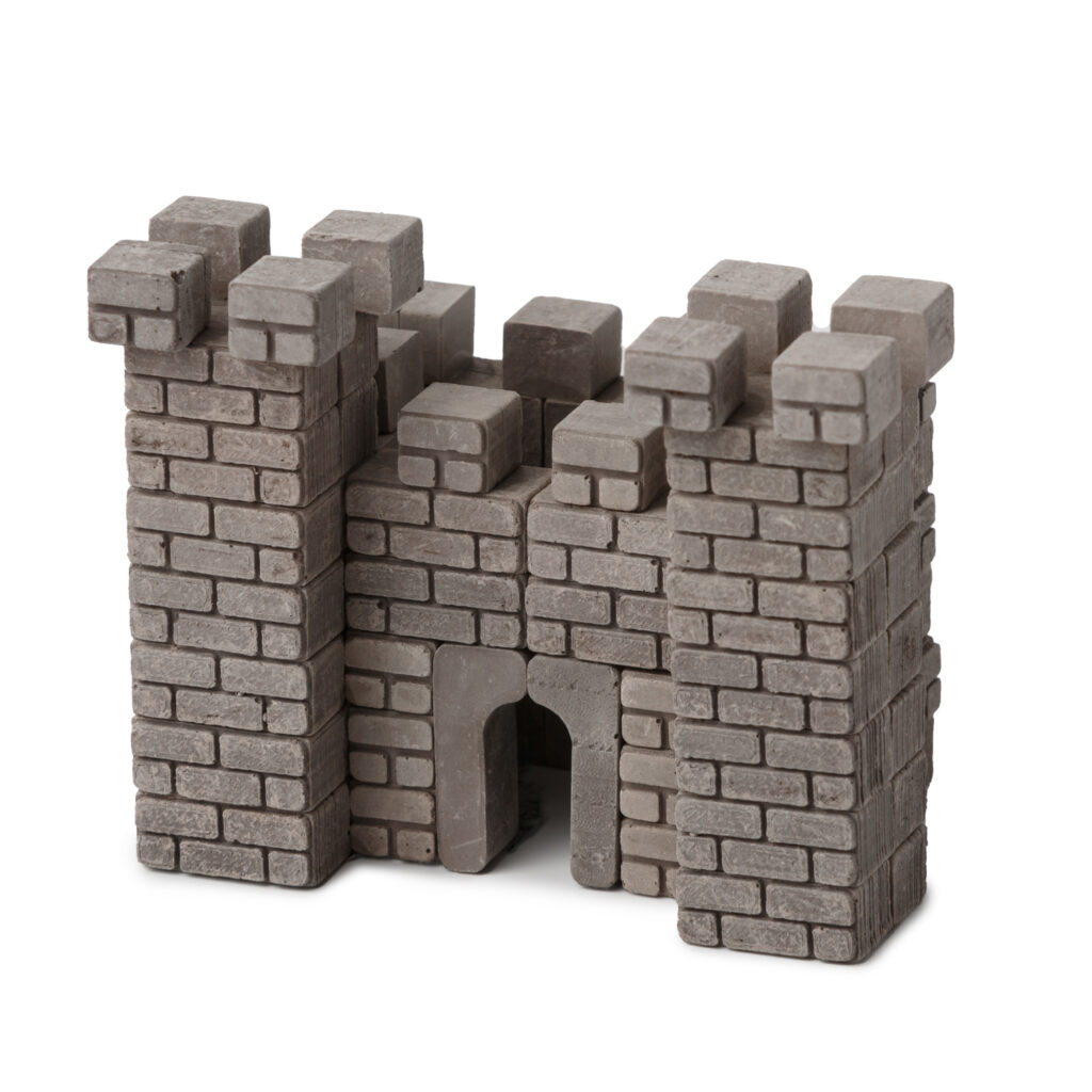 Micul Castel – set de construit pentru începători din mini-cărămizi