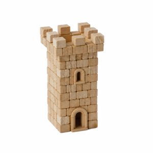 Micul Turn – set de construit pentru începători din mini-cărămizi